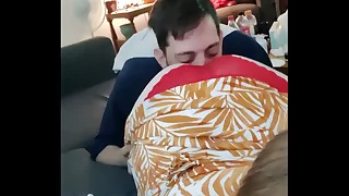 Cheating redhead eaten out from uncivilized